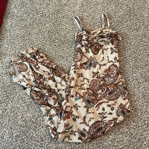 Long patterned dress